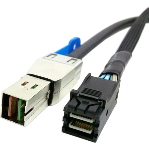 100CM Hd Mini Sas 36Pin Sff 8643 To Sff 8644 mini-sas Server Hard Drive Transmission Adapter data Raid cable