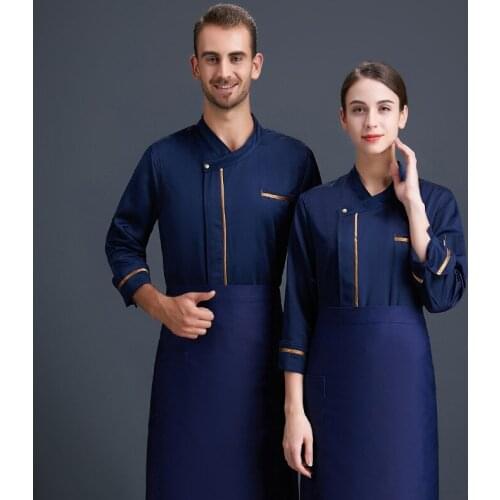 Chef Service Jacket Restaurant Baking Top Hotel Kitchen Autumn And Winter Chef Work Wear Cook Coat
