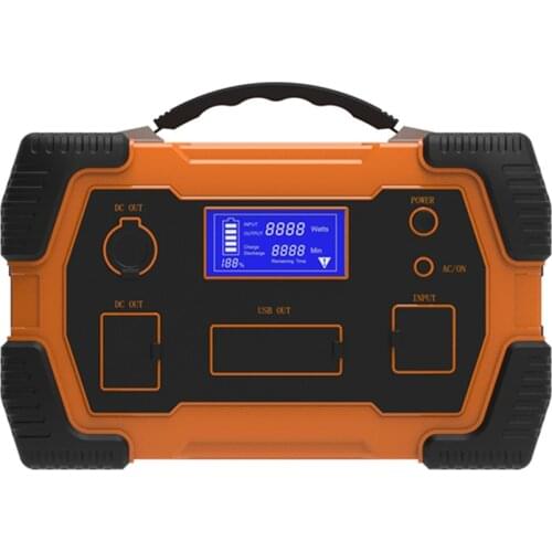 Hot sales portable 220v battery power supply solar generator 110v 460Wh mini home system with 100W panel