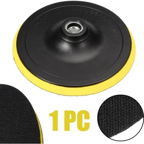 Mayitr M14 Backing Pad Car Polisher Bonnet Holder 3 4 5 6 7 inch Angle Grinder Wheel Sander Paper Disc Car Polishing Polisher