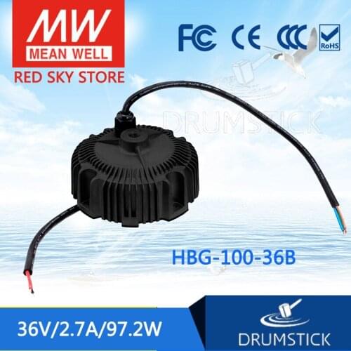 Steady MEAN WELL HBG-100-36B 36V 2.7A meanwell HBG-100 36V 97.2W Single Output LED Driver Power Supply