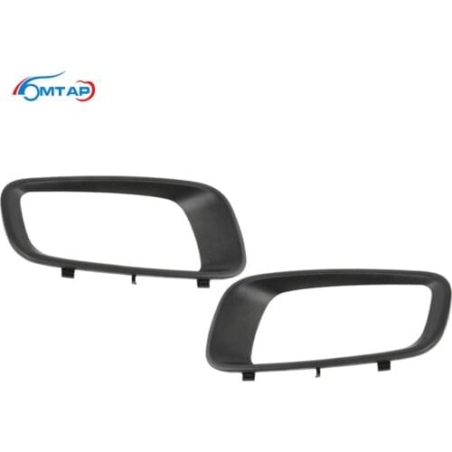 MTAP Front Fog Lamp Cover Trim Garnish For Mitsubishi For Pajero Montero V73 2001 2002 2003 Front Bumper Foglight Cover Hood