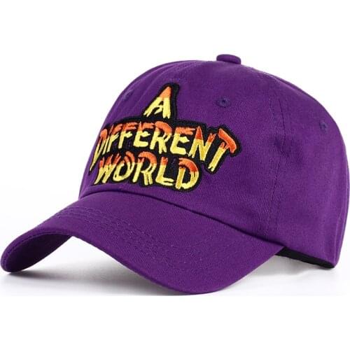 VORON 2017 new Purple Multi Color A Different World Dad Cap men women Cotton baseball cap Bone Snapback Trucker Hat