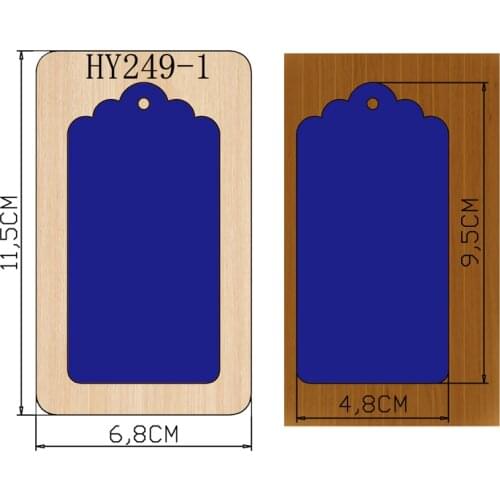 Tag Card 2019 new wooden mould cutting dies for scrapbooking Thickness/15.8mm