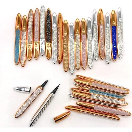 New Glue-free Self-adhesive Eyeliner Diamond Star Eye Liner Pencil Liquid Eyeliner Glue Pen Beauty Makeup Products