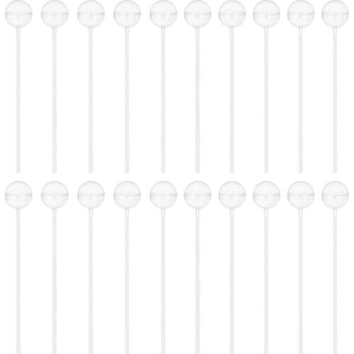 100pcs Wedding Bouquet Fixing Holder Plastic Chocolate Ball Fixed Base Chocolate Holder, Flower Decoration Chocolate Holder