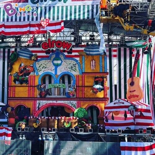 Attractive 4 meters inflatable guiter for event showing / hanging-dec blow up guitar toys for shopsale