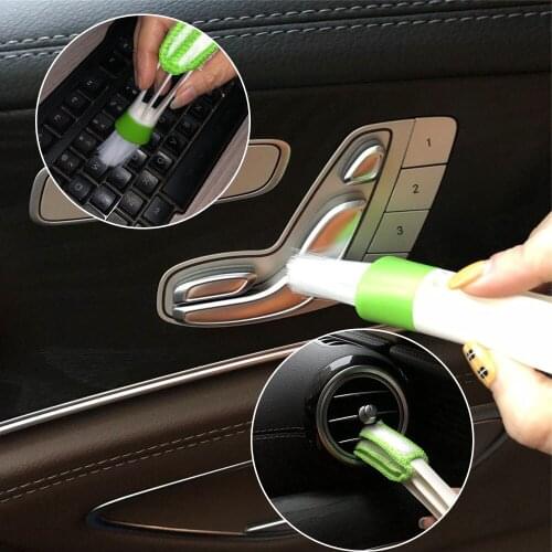 Car Cleaning Brush Accessories For Skoda Octavia Yeti Roomster Fabia Rapid Superb KODIAQ Citigo KAMIQ KAROQ SCALA VISION X