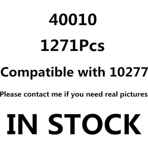 IN STOCK NEW 40010 1271Pcs Crocodile Train Model Building Blocks Bricks Educational Toys Children Birthday Christmas Gift 10277