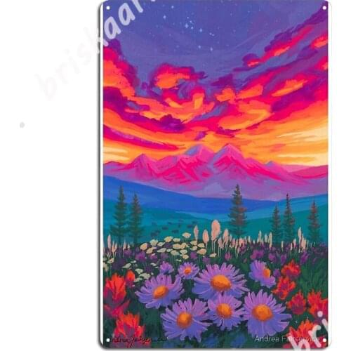 Zodiac Signs As Landscape Paintings - Taurus Metal Signs Club Decoration pub Garage Plaques Tin sign Posters