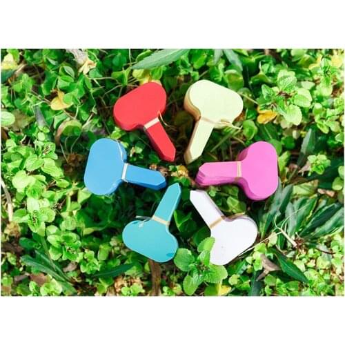 100Pcs Garden Plant Labels Plastic Plant T-type Tags Markers Nursery Pots Garden Decoration Seedling Tray Mark Tools