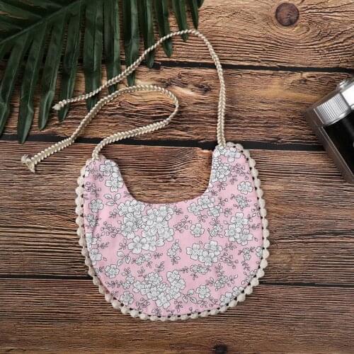 2020 Baby Cute Cotton Bib Burp Cloth Drooling Teething Double Layers Bibs Floral Pattern Towels 111