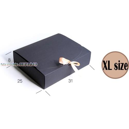 50pcs/lot Envelop shape,Black Paper cake Box with Silk ribbon Chocolate,doughnuts, Macaron Gift Packaging Boxes Christmas box