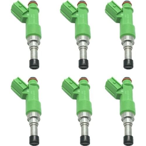 6pcs Fuel Injector 23250-0C020 For Toyota Hilux Vigo 2TRFE Land Cruiser Lexus 23209-0C020
