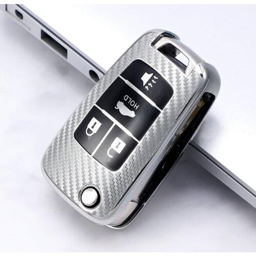 Carbon Fiber TPU Car Key Case Cover For Buick Chevrolet Cruze Opel Vauxhall Insignia Astra J Zafira C Mokka Encore Accessories
