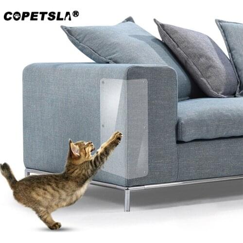 Copetsla Pet Anti Scratch 2PC Cat Scratching Adhesive Corner Guard PVC Cat Scratchers Furniture Couch Protector