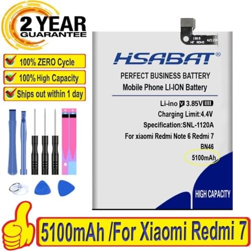 HSABAT Xiaomi Redmi Note 7 Batteries