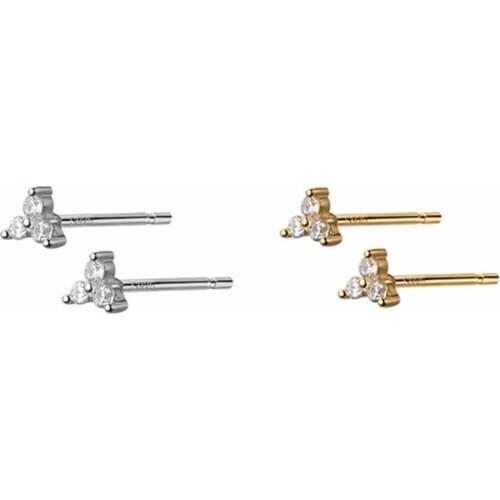 Exquisite Simple Women Twist Shape Round Shape Zircon Ear studs Circle Ear Buckles Fashion Jewelry Hoop Earrings