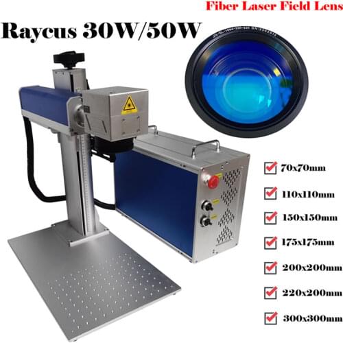Mini Fiber Laser Cutting Machine for Metal 50W 30W Raycus Source Engraver Laser Marking Machine for Gold Sliver and Aluminum