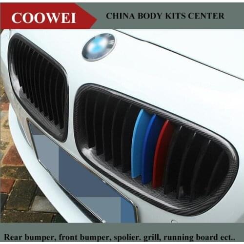 Carbon Fiber F10 Front Grille M Look ABS Mesh Inserts for BMW 5 Series 2010 + 518d 520i 525d 528i 530i 535i 550i