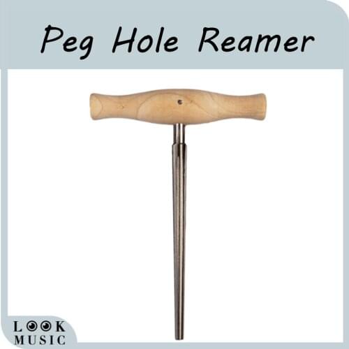 Violin Peg Hole Reamer 1:30 Taper with Wood Handle Tapered Shape Reamer Luthier Tool