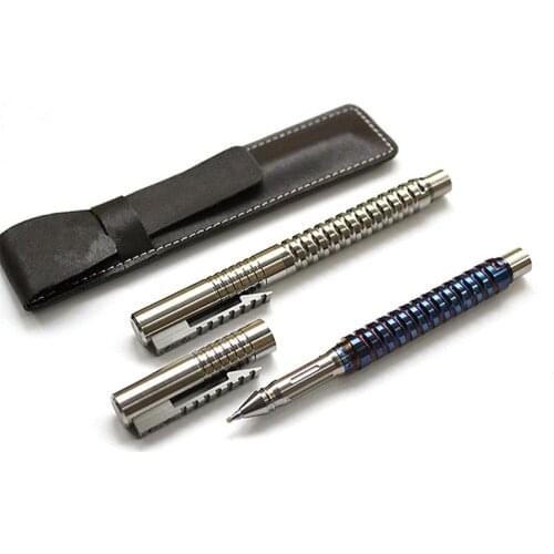 1PC Titanium Alloy Spiral Writing Pen Tactical Self-defense Pen Signing Pen Broken Window Defense EDC Multi Tools Accessories