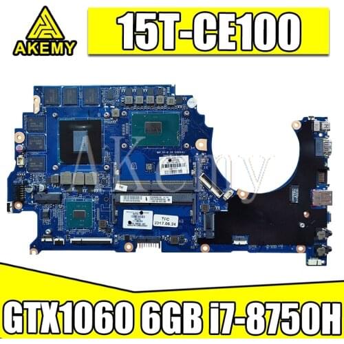 SAMXINNO L10770-601 For HP OMEN 15T-CE100 15-CE Laptop motherboard DSC GTX 1060 6GB i7-8750H DAG3AEMBCD1