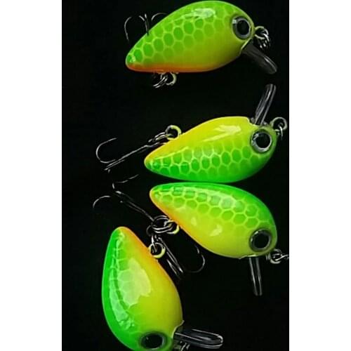 SEALURER 3cm 1.8g Mini Crankbait Fishing Lure 1pcs Artificial Crank Hard Bait Topwater Minnow Fishing Wobblers Japan Fish Lures