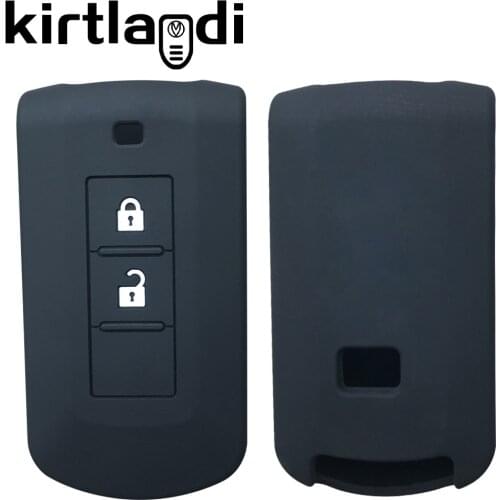 Silicone Key Cover Shell Case For Mitsubishi ASX Outlander 3 New Smart Key Holder Keychain Accessories Remote Protection Jacket