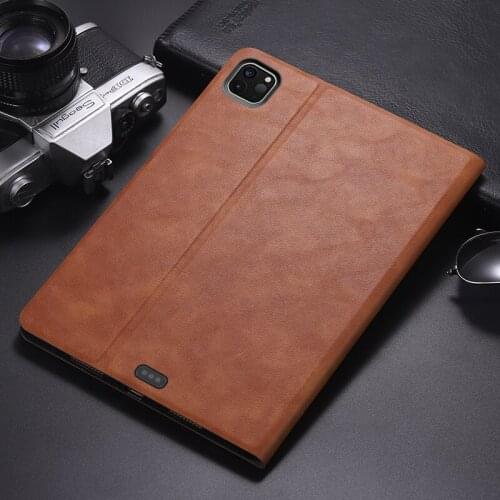 Smart Sleep/Wake Up Skin For New Ipad Pro 11 Case 2020 Stand Cover Business affairs PU Leather Tablet Protective Shell Coque+pen