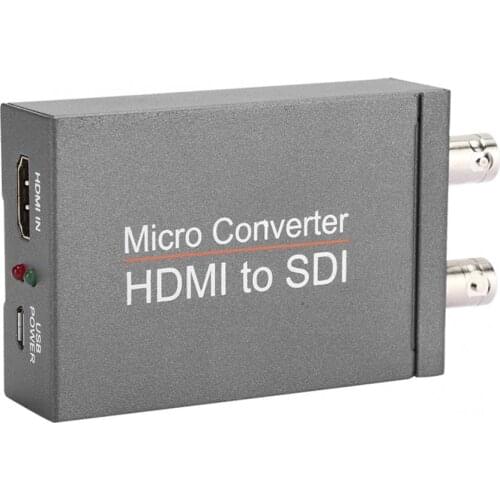 1080p HDMI Iron Shell Min HD to 2-Way SDI Converter HD to 3G-SDI/HD-SDI Broadcast Level High Definition Mini Converter