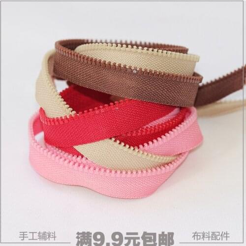 Dailylike Colorful Nylon Flower Lace Zipper Hand-made DIY Clothing Home Smooth and Durable Bags Wallet Purse Cloth Accessories