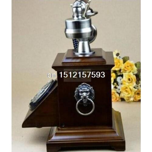 European French Fashion antique rotary dial style telephone resin vintage fashion style telephone retro old style