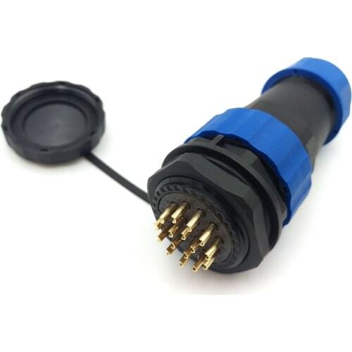 SD28TA-ZM, IP68 waterproof power 16 pin circular connector, electrical connector 16 pins plug female and socket male