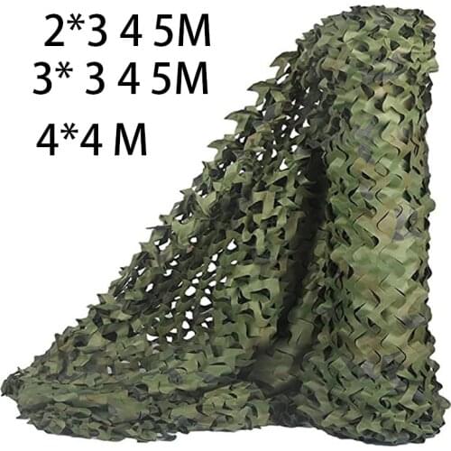 Camo Netting 2*3 3*4 4*4 Sun Shade Party Camouflage Net Blinds Great For Sunshade Camping Shooting Hunting Outdoor Decoration