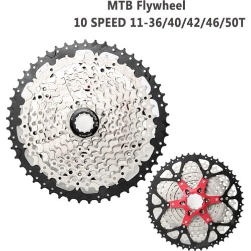MTB Cassette 10 Speed 11-36T/40T/42T/46T/50T Mountain Bike Bicycle Freewheel 10V Sprocket for Parts m590 m6000