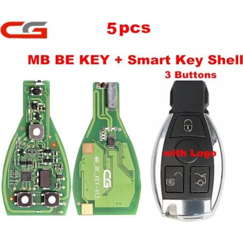 5PCS/10PCS/LOT NEW ARRIVALS CGDI MB BE Key V1.2 for CGDI SUPPORTS All for Benz FBS3 Immo Reusable Works with CGDI MB Programmer