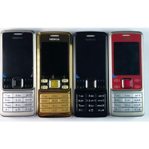 Nokia 6300 Refurbished Mobile Phone Bluetooth Camera & English Arabic Russian keyboard Original Unlocked