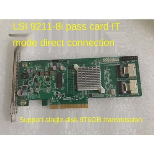 Inspur 9211-8i / 2308 straight through card 6GB channel card it mode direct connection using HbAS adapter card