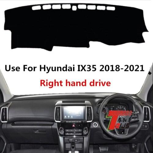 TAIJS Factory New Design Dust resistant Polyester Fibre Car Dashboard Cover For Hyundai IX35 2018-2021 Right hand drive