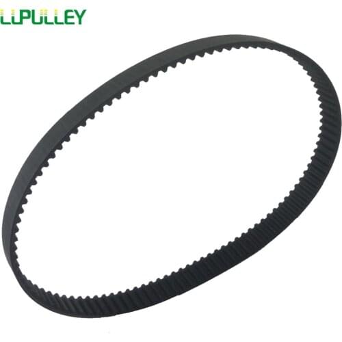 LUPULLEY S5M Timing Belt Closed Loop Black Rubber Toothed Belt 5mm Pitch Width 15/20/25mm S5M375/390/400/410/415/420/425/440/445