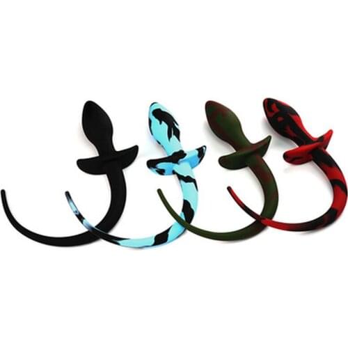 Silicone Dog Tail Anal Plug Backyard Butt Plug SM Sex Toys for Men and Women Cross-dressing Anal Expander Adult Erotic Toys