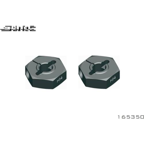 SNRC DK4 165350 ALU WHEEL HUB 14MM*5MM (2)