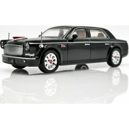 XCarToys 1:64 2009 China HONGQI L5 Black Diecast Model Car