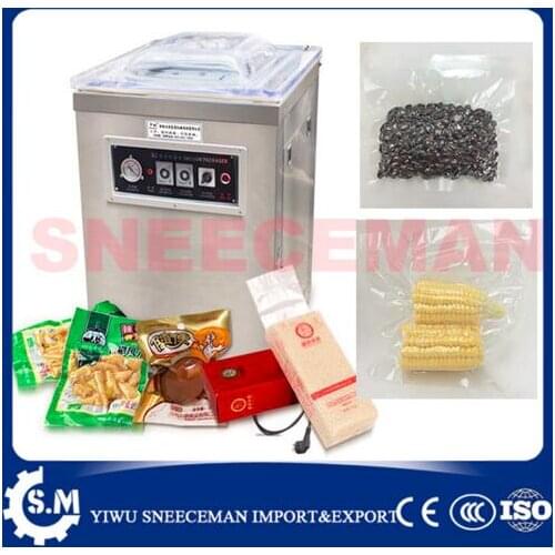 XMZF-500 automatic stainless steel vacuum sealing machine dry-wet commercial food vacuum package packing sealer sealing machine