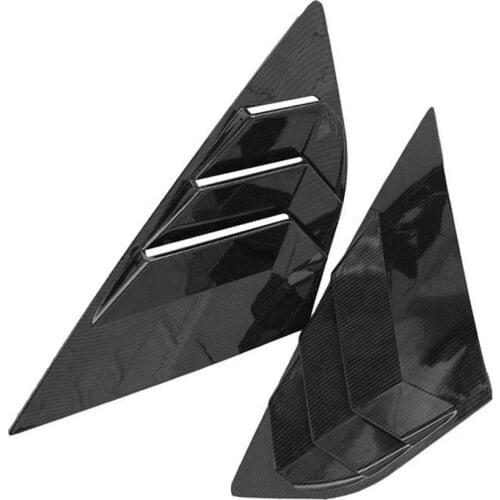 For Ford Focus ST RS MK3 Hatchback 1Pair New Rear Window Louvers Car Accessories Car Blinds Side Tuyere ABS Plastic Louvers Vent