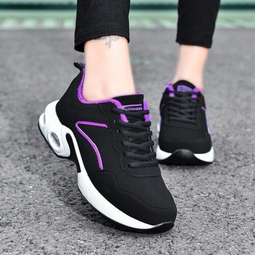 Women Tennis Shoes Air Cushion Platform Sneakers Spor Ayakkabi Bayan Ourdoor Sport Shoes Breathable Sock Footwear Zapatos Mujer