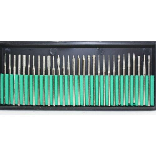 30 PCS Dental Diamond Burs Tooth Drills Millers For Oral Care