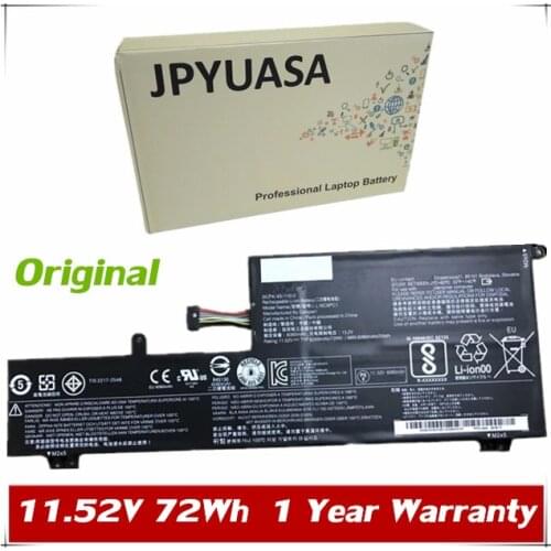 7XINbox 11.52V 72Wh 6268mAh Original L16C6PC1 L16M6PC1 5B10M53745 Laptop Battery For Lenovo Yoga 720 720-15 720-15Ikb