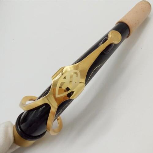 Free Shipping Music Fancier Club Professional Instrument Alto Saxophone Neck Brass Black Lacquer Sax Custom Neck Accessories